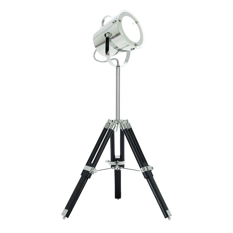 Unique Lamps - Wood Metal Glass Studio Table Lamp 33-inch high