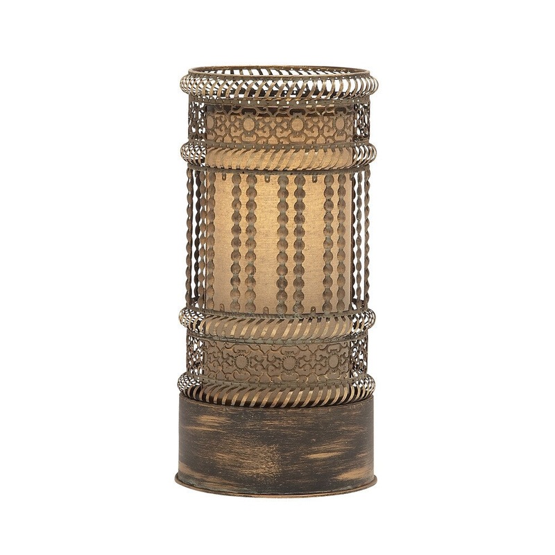 Benzara Exquisite Metal Accent Lamp