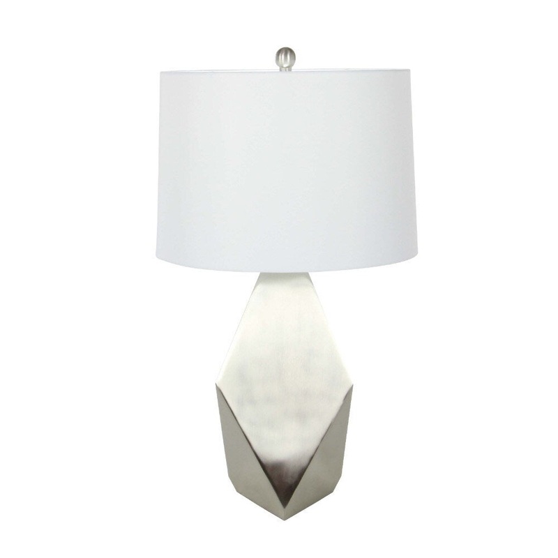 Benzara Mesmerizing Metallic Table Lamp