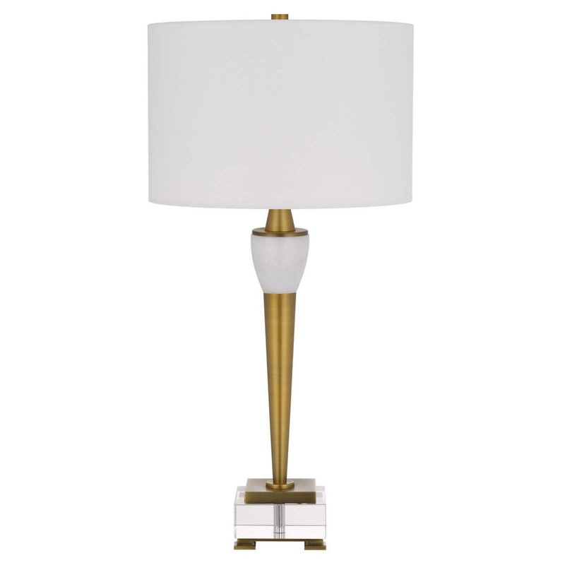 Bradford 30.5" Height Antique Brass Metal Table Lamp - One Size