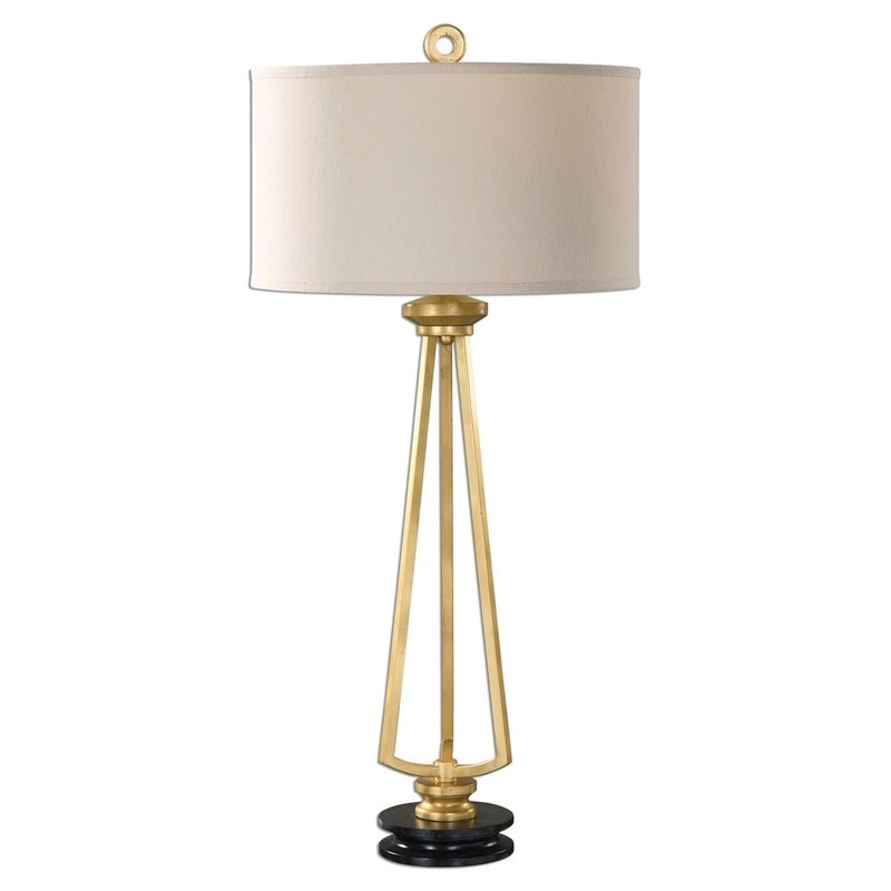 Torano Antiqued Gold Lamp