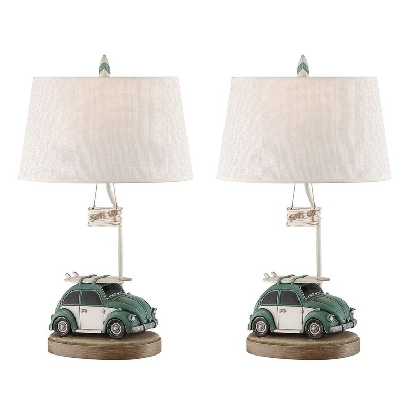 Seahaven Lets Go Surfing Table Lamp 29" high