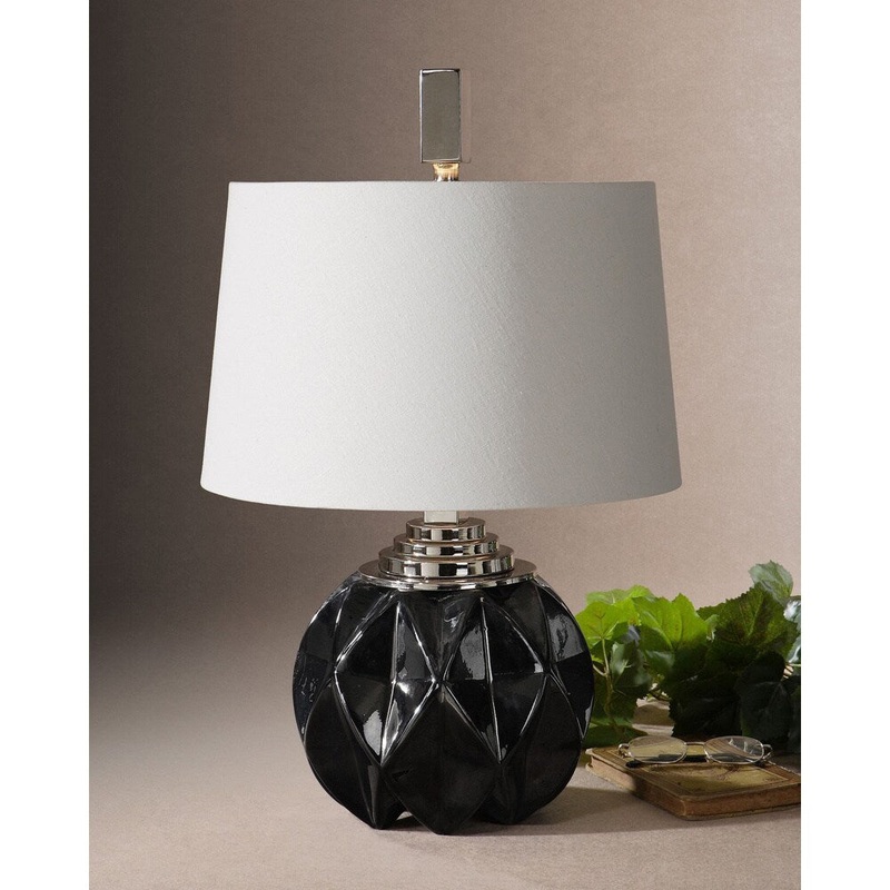 Uttermost Aberjona Ceramic Tapered Table Lamp