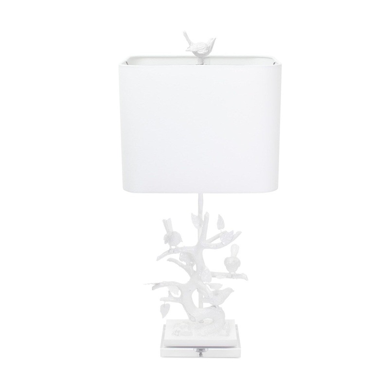 Bird on Branch Acrylic Table Lamp