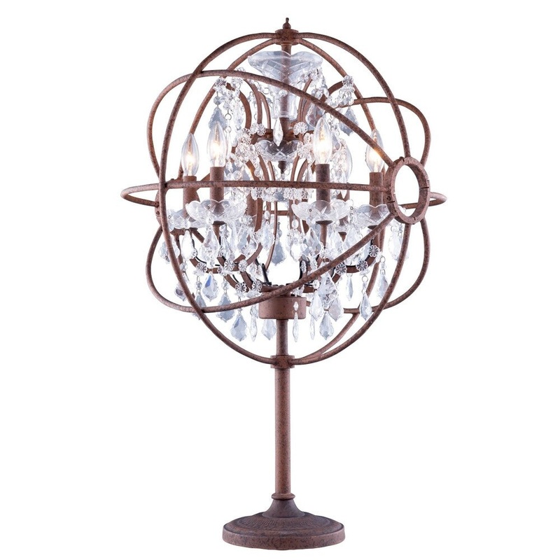 Bombay Durham Collection Rustic Bronze Gyro 34-inch Table Lamp
