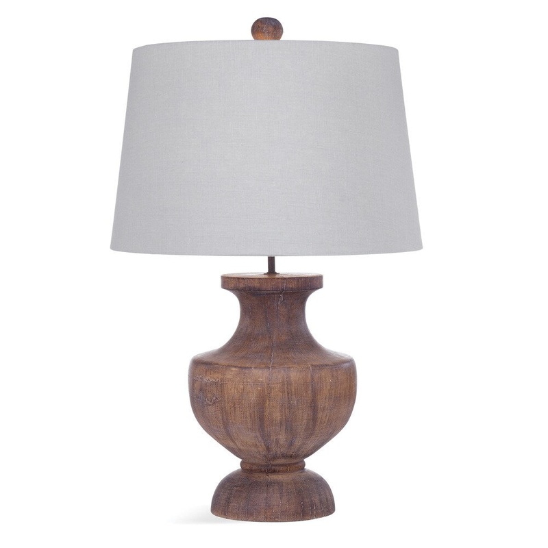 Stella 30-inch Brown Glass Table Lamp