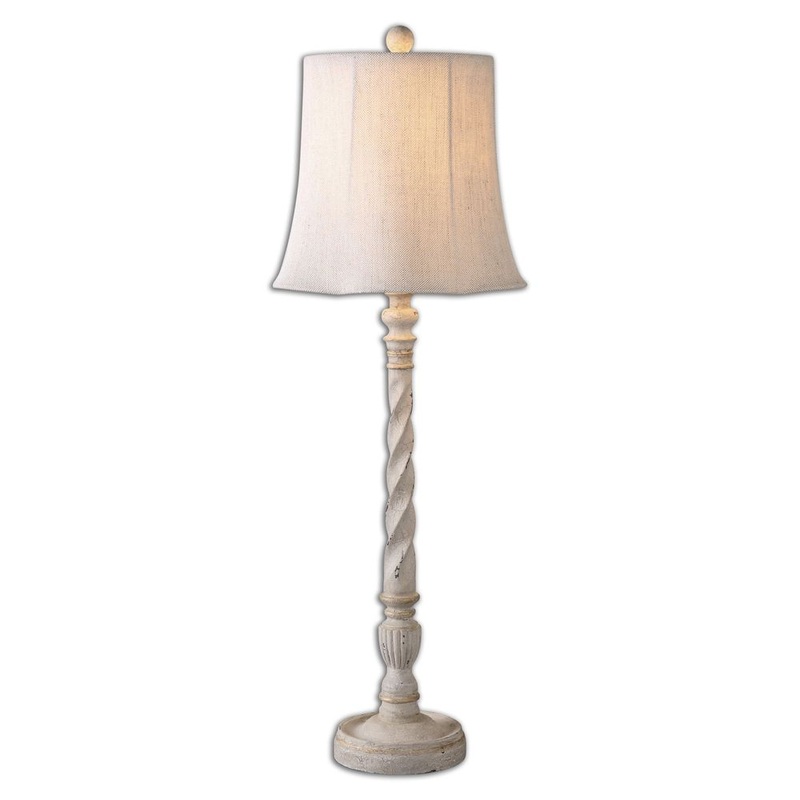 Uttermost Arcevia Aged Ivory Buffet Lamp