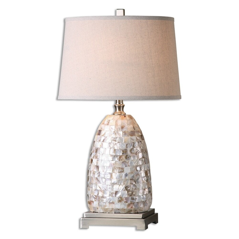 Uttermost Capurso 1-light Shell Table Lamp