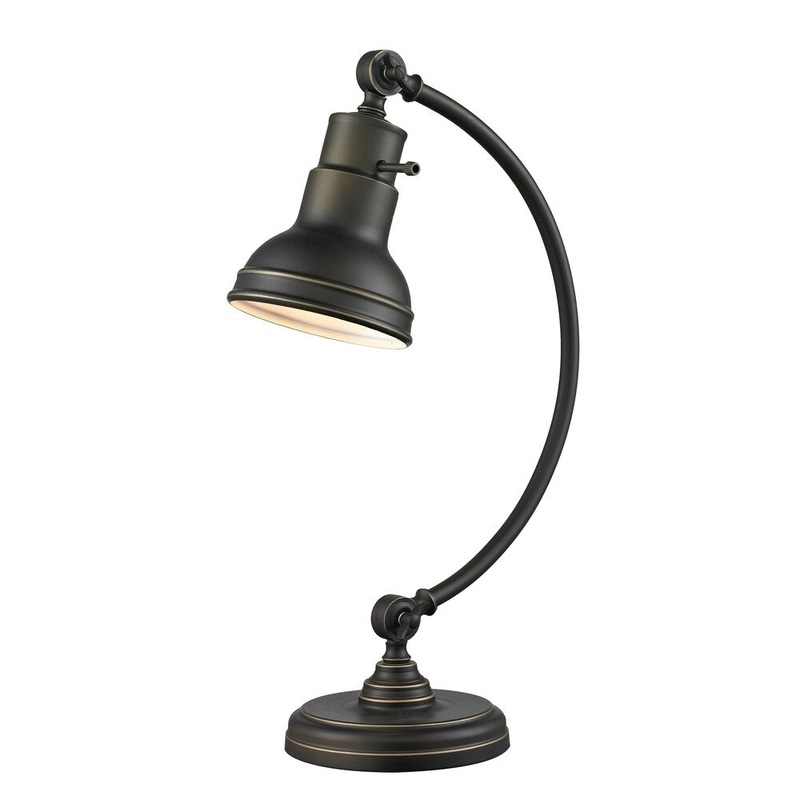 Avery Home Lighting Ramsay 1-Light Adjustable Bronze Table Lamp