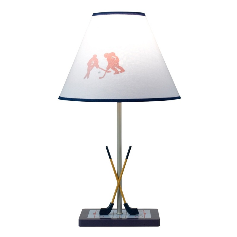 Cal Lighting Hockey Theme Youth Table Lamp