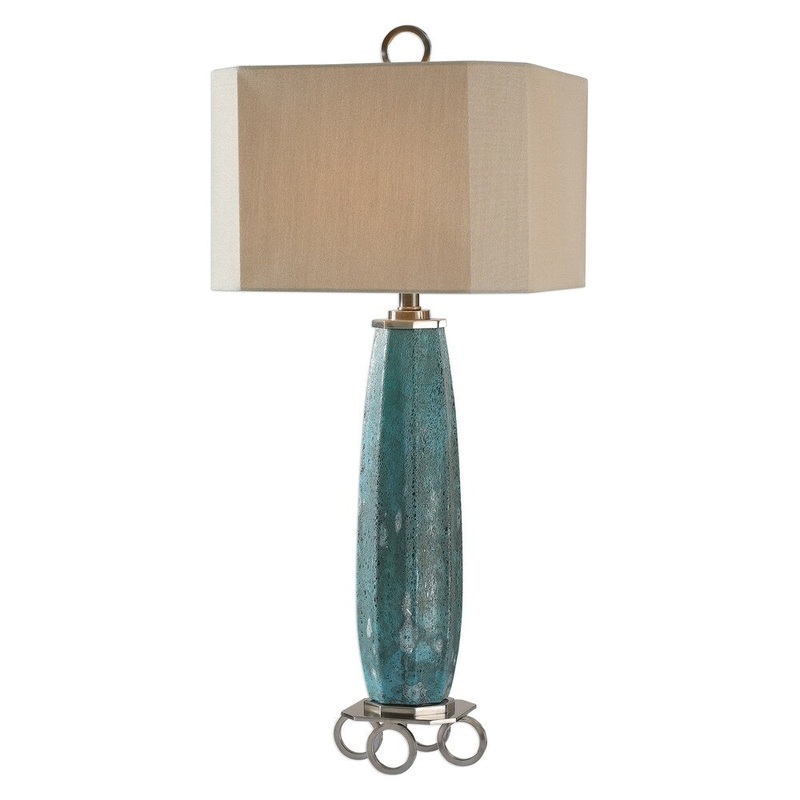 Uttermost Cabella Blue 1-light Table Lamp