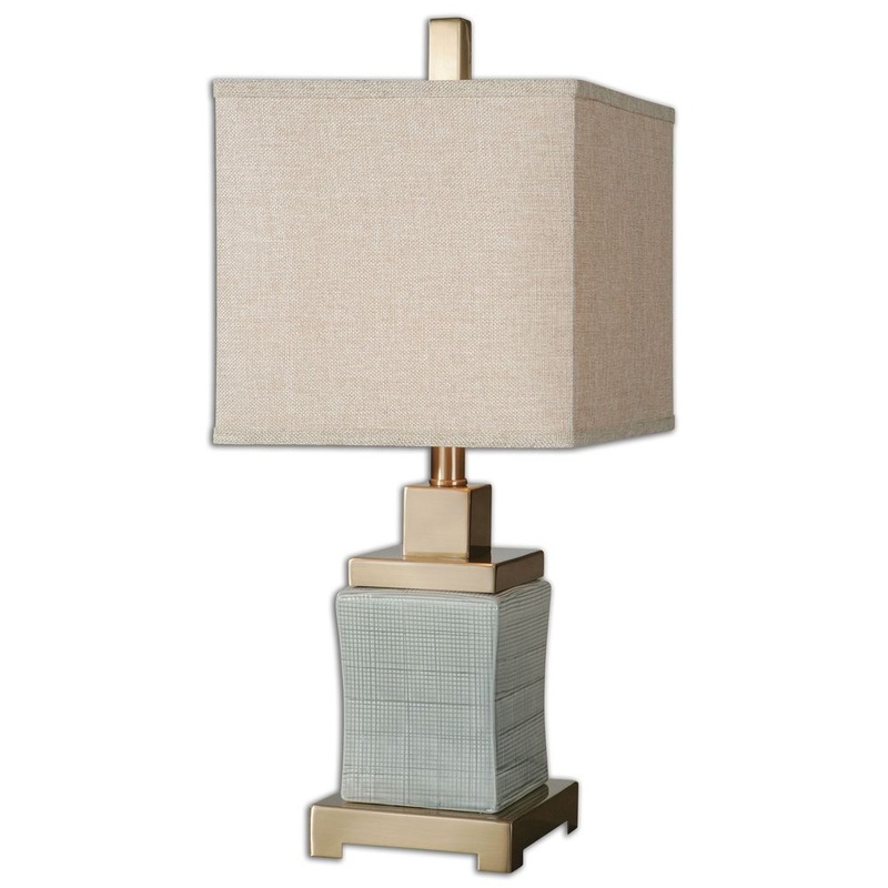Uttermost Cantarana Pale Blue Gray Lamp