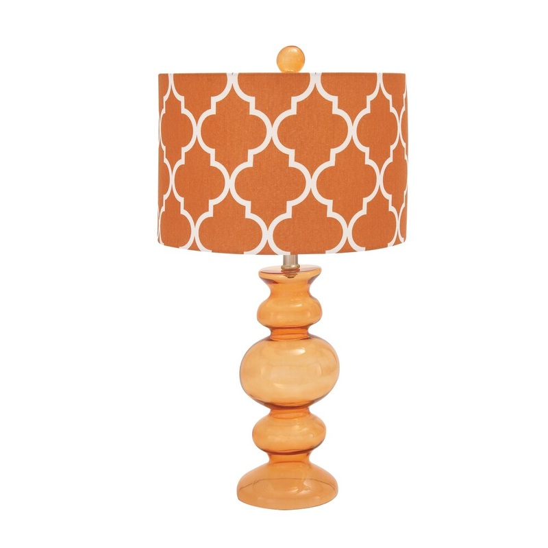 Benzara Glass Table Lamp