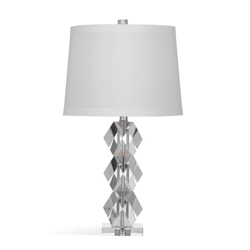 Carrigan 27-inch Clear Metal Table Lamp