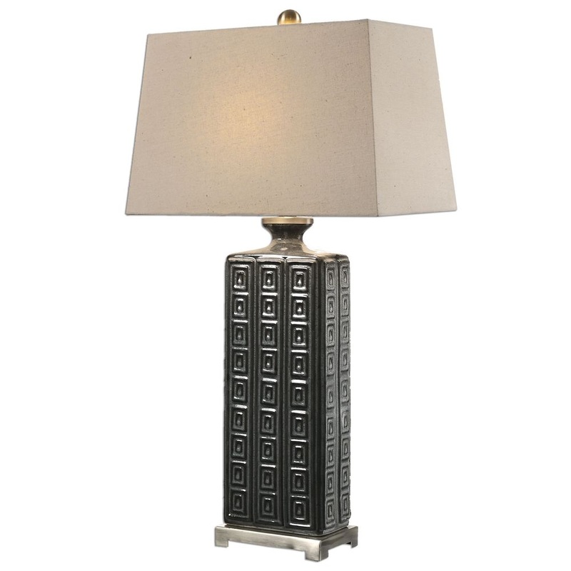 Casale Aged Gray Lamp