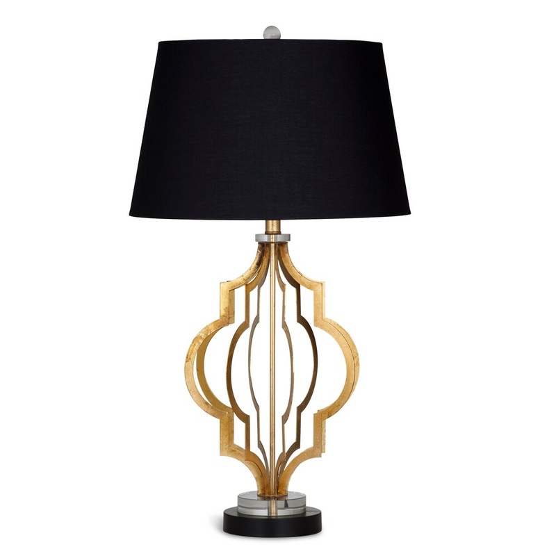 Clara 34-inch Gold Metal Table Lamp