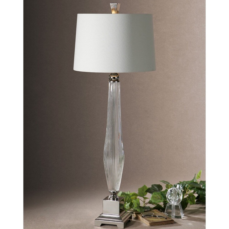 Uttermost Bernalda Fluted Glass Table Lamp