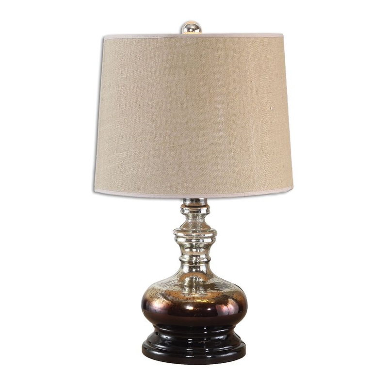 Uttermost Casorzo 1-light Antiqued Ombre Mercury Glass Table Lamp