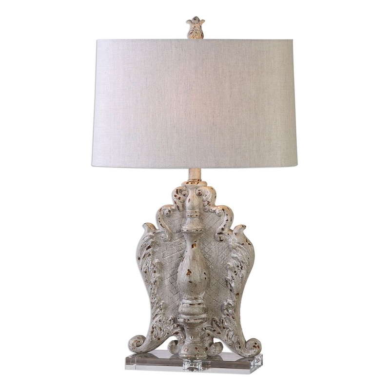 Triversa Distressed Table Lamp