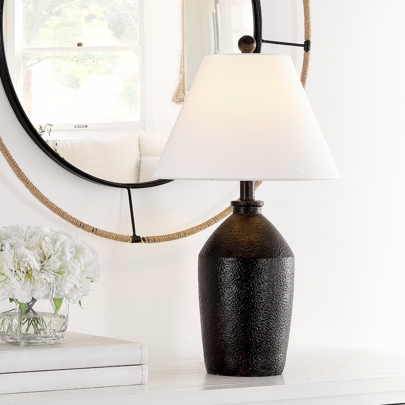 SAFAVIEH Lighting Selna Table Lamp - 13"W x 13"D x 24"H