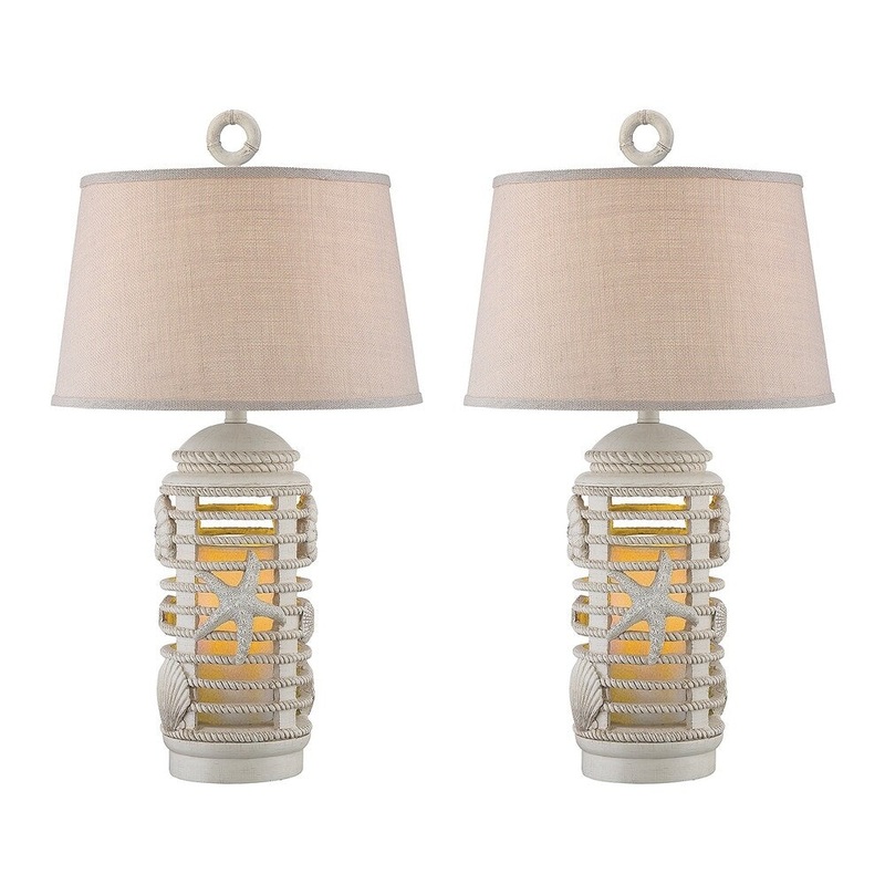 Seahaven Ocean Lantern Night Light Table Lamp 31" high