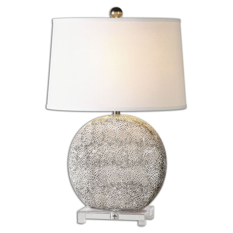 Uttermost Albinus 1-Light Aged Ivory Table Lamp
