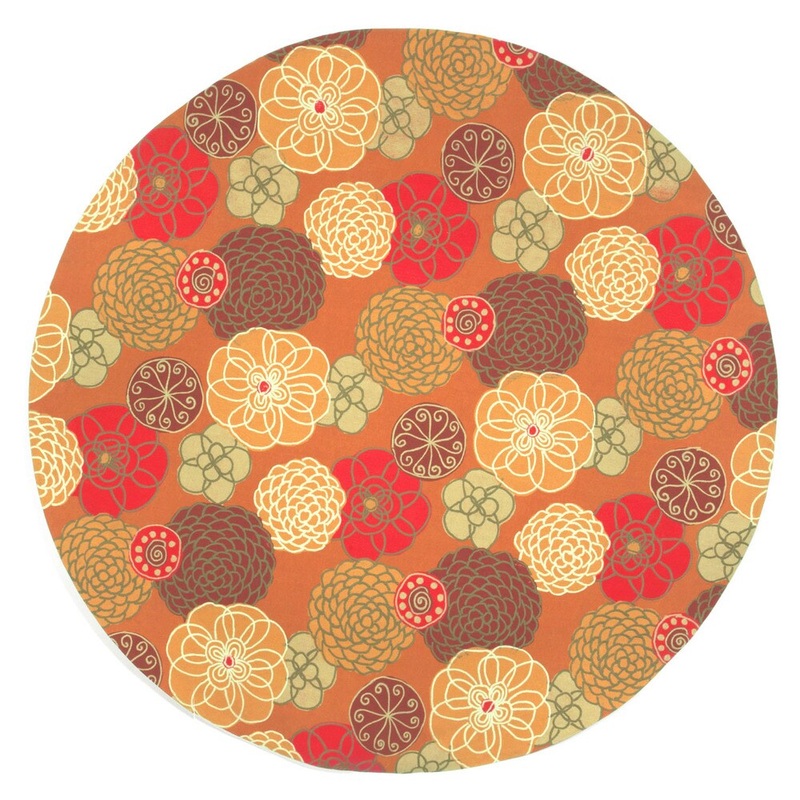Modern Flower Outdoor Rug (8' Round)