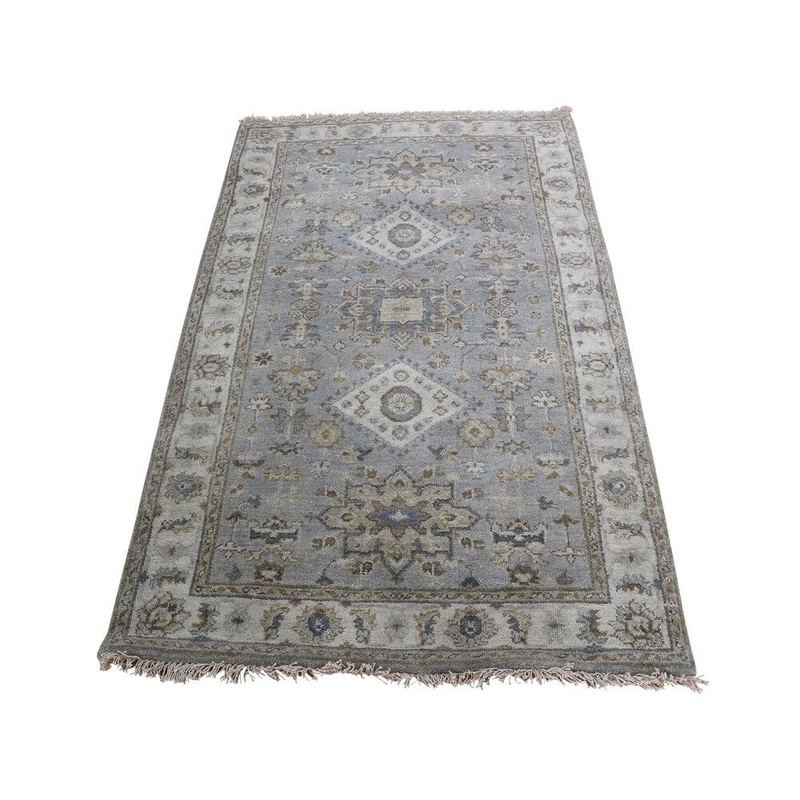 Shahbanu Rugs Karajeh Design Pure Wool Hand-Knotted Oriental Rug (3'0" x 5'0") - 3'0" x 5'0"