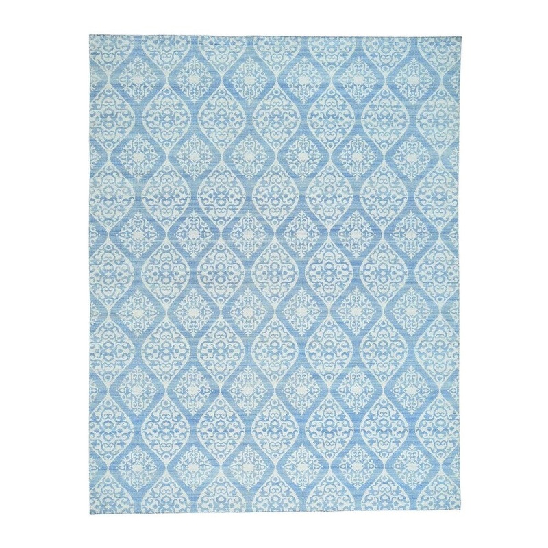 Shahbanu Rugs Flat Weave Hand Woven Durie Kilim Reversible Oriental Rug (9'0" x 11'8") - 9'0" x 11'8"