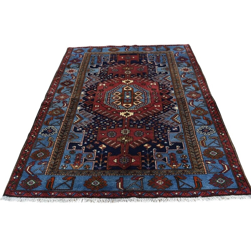 Shahbanu Rugs Hand-Knotted New Persian Malayer Pure Wool Oriental Rug (4'6" x 6'1") - 4'6" x 6'1"