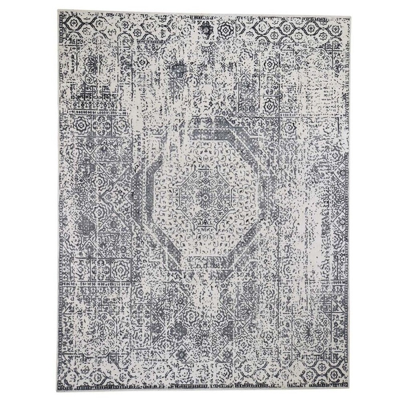 Shahbanu Rugs Ivory Hand-Loomed With Mamluk Design Oriental Rug (7'10" x 10'0") - 7'10" x 10'0"
