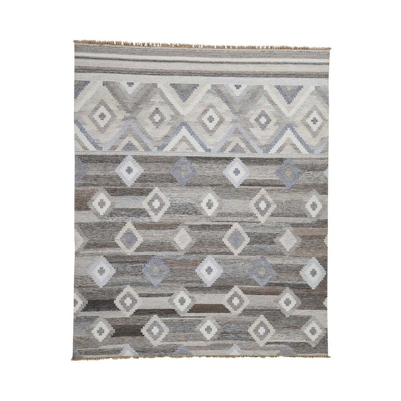 Shahbanu Rugs Reversible Flat Weave Anatolian Kilim Hand Woven Oriental Rug (8'3" x 10'0") - 8'3" x 10'0"