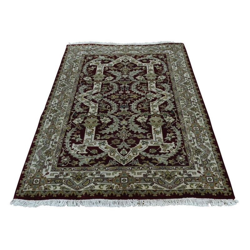 Shahbanu Rugs Hand-Knotted Tabriz Design New Zealand Wool Oriental Rug (2'9" x 4'10") - 2'9" x 4'10"