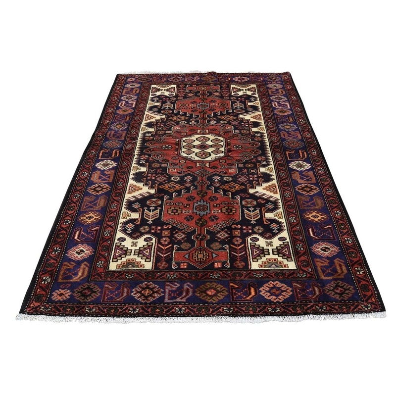 Shahbanu Rugs New Persian Malayer Pure Wool Hand-Knotted Oriental Rug (4'3" x 6'5") - 4'3" x 6'5"