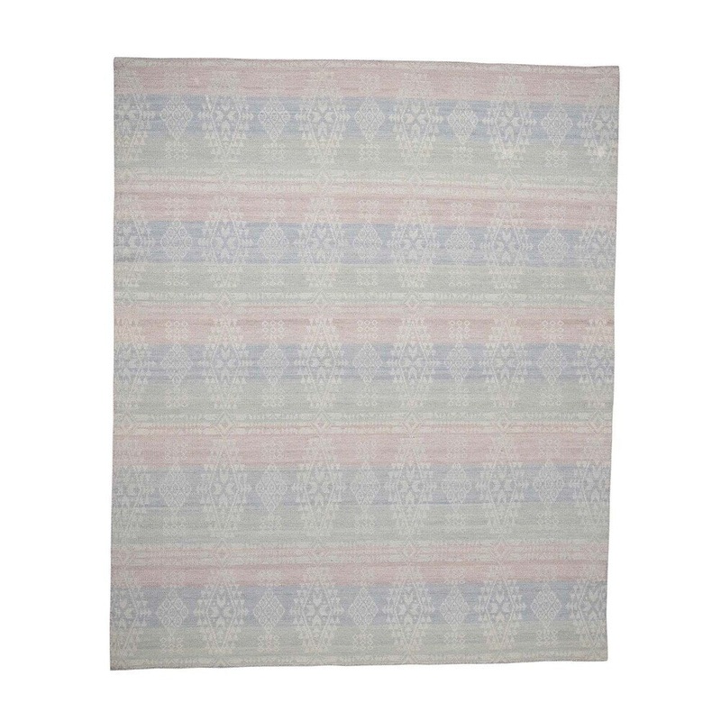 Shahbanu Rugs Flat Weave Hand Woven Durie Kilim Reversible Oriental Rug Sh (8'1" x 9'8") - 8'1" x 9'8"
