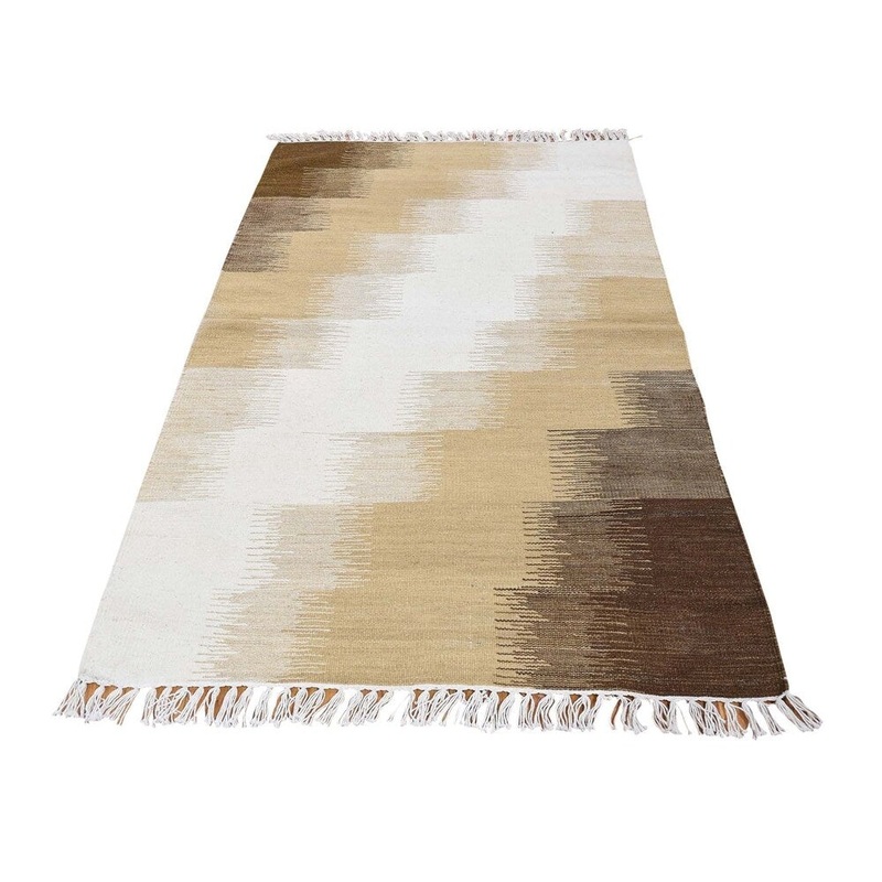 Shahbanu Rugs Flat Weave Durie Kilim 100 Percent Wool Hand Woven Oriental Rug (3'0" x 5'0") - 3'0" x 5'0"