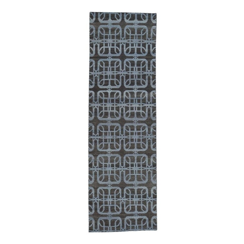 Shahbanu Rugs Hand Woven Reversible Kilim Flat Weave Pure Wool Runner Rug (2'5" x 7'10") - 2'5" x 7'10"