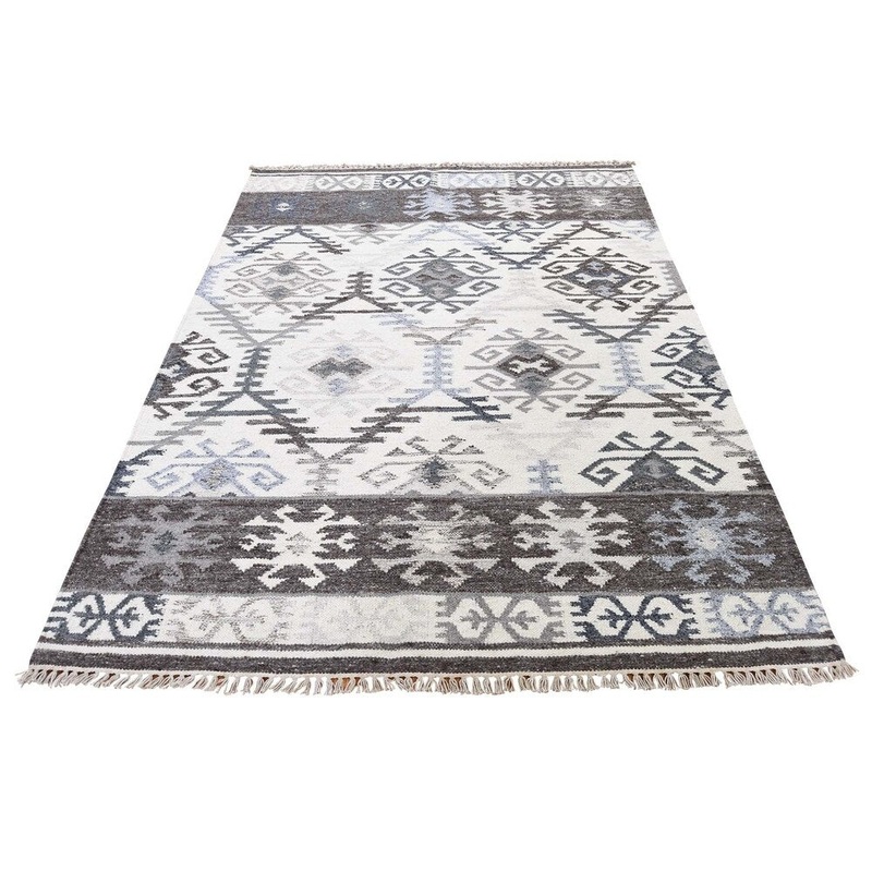 Shahbanu Rugs Reversible Flat Weave Anatolian Kilim Hand Woven Oriental Rug (4'1" x 6'0") - 4'1" x 6'0"