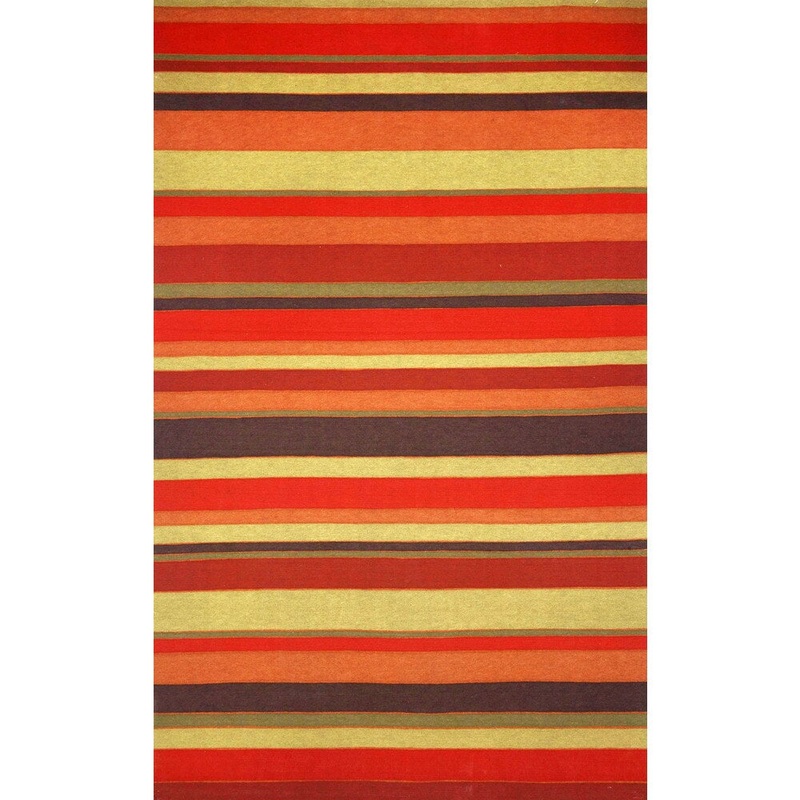 Multi Stripe Outdoor Rug (8' x 10')