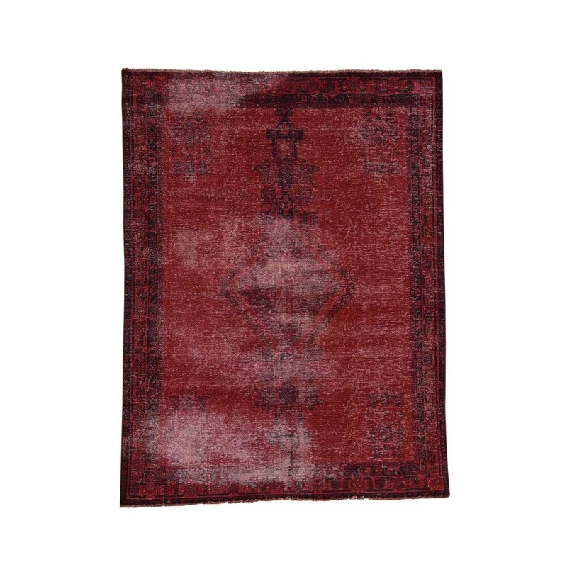 Shahbanu Rugs Hand-Knotted Persian Tabriz Pure Wool Oriental Rug (5'6" x 7'1") - 5'6" x 7'1"