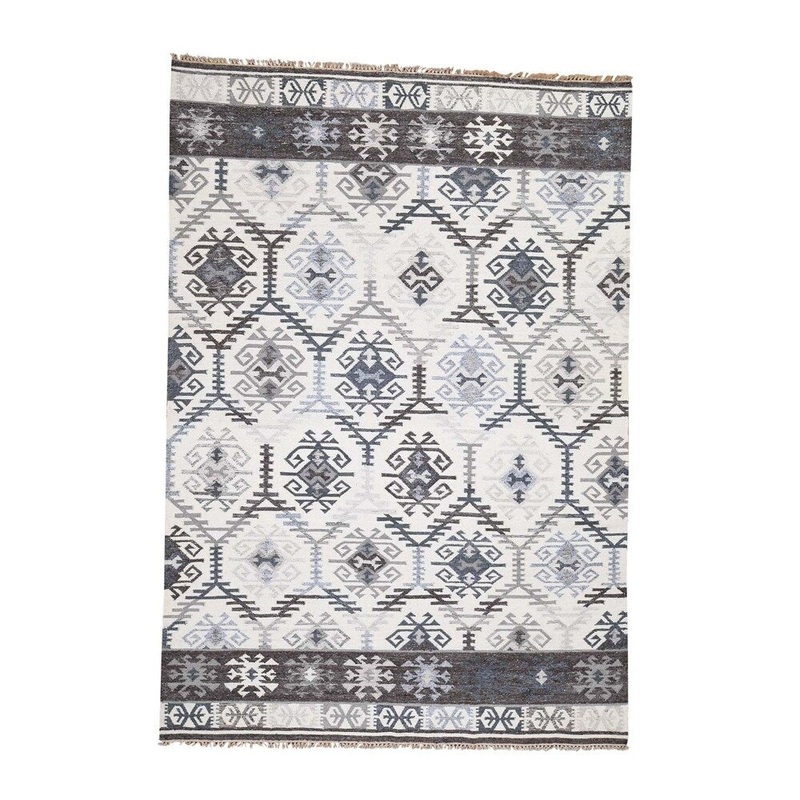 Shahbanu Rugs Reversible Flat Weave Anatolian Kilim Hand Woven Oriental Rug (6'4" x 9'1") - 6'4" x 9'1"