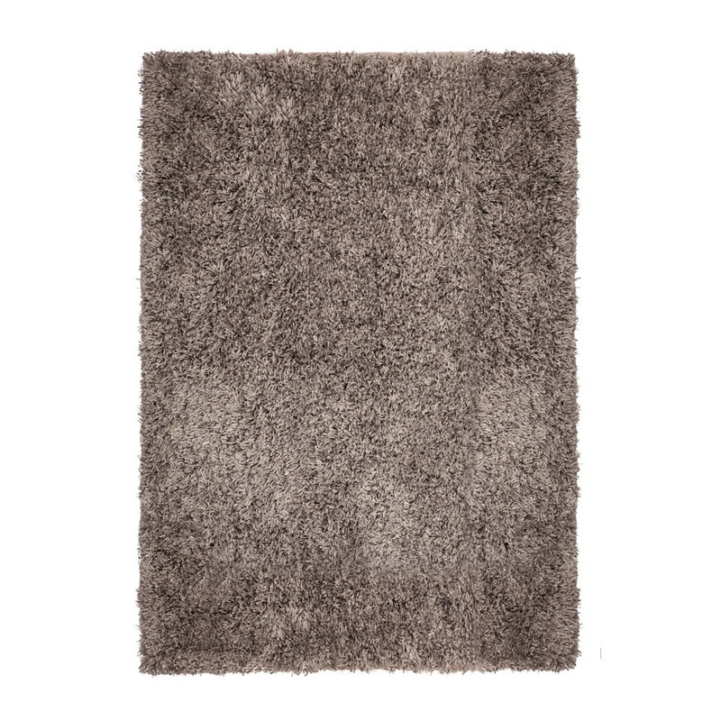 Motif Designs Soft Plush Gray Shag Rug