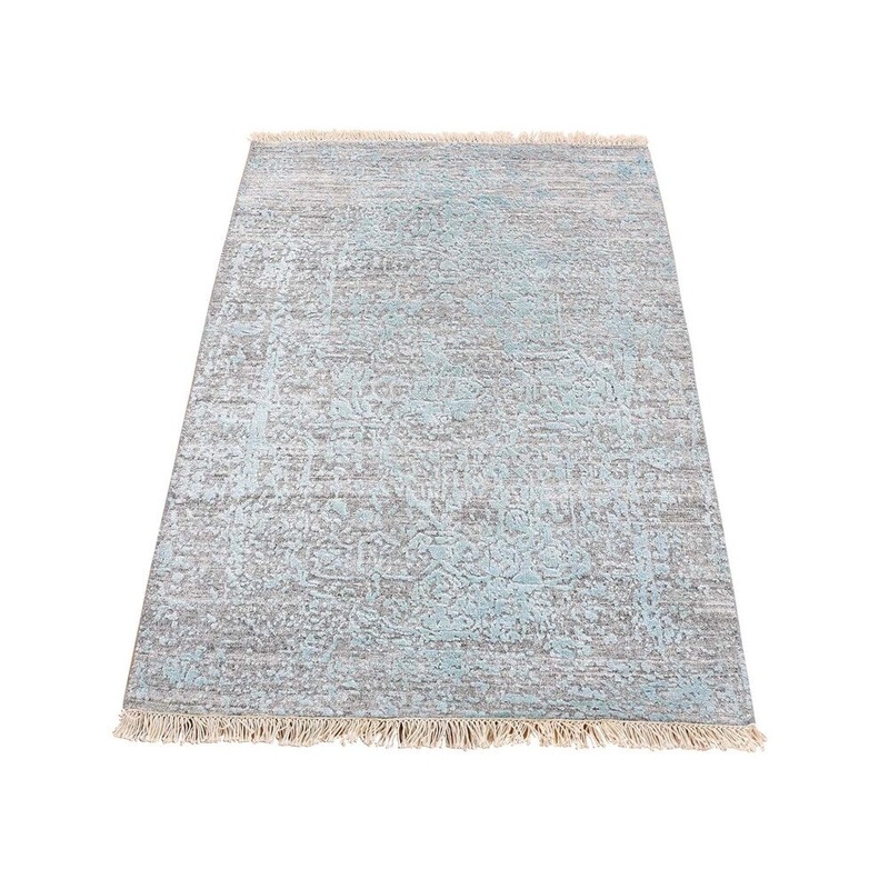 Shahbanu Rugs Broken Persian Design Wool And Silk Hand-Knotted Oriental Rug (2'0" x 3'1") - 2'0" x 3'1"