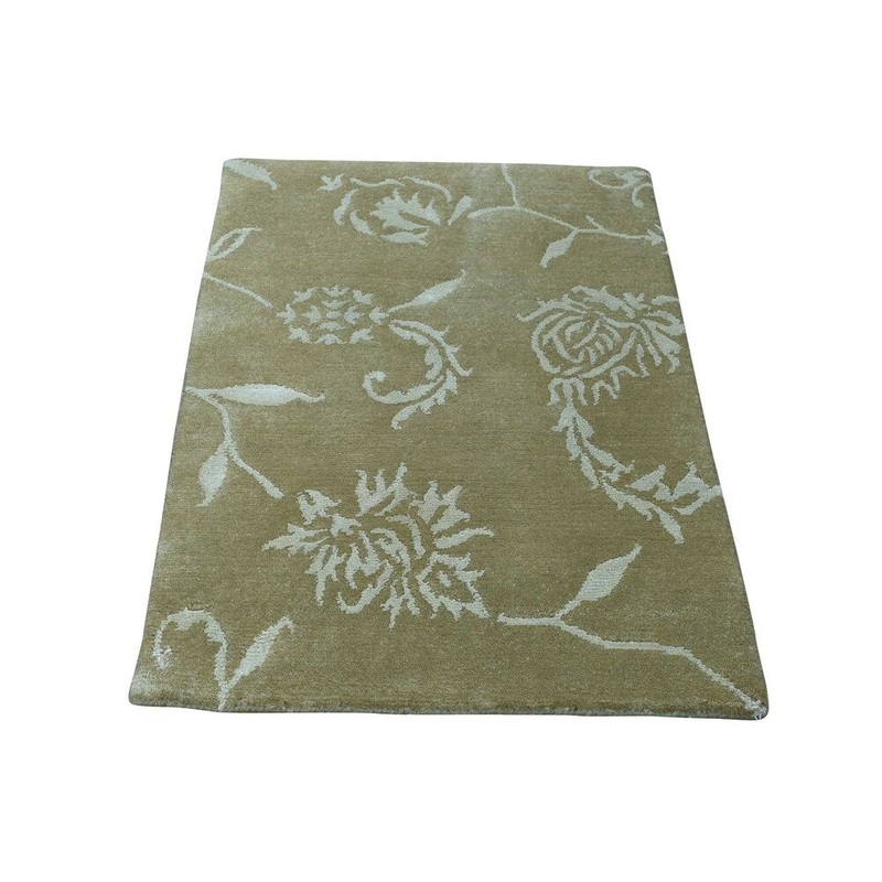 Shahbanu Rugs Hand Knotted Modern Nepali Pure Wool Oriental Rug (2'0" x 3'0") - 2'0" x 3'0"