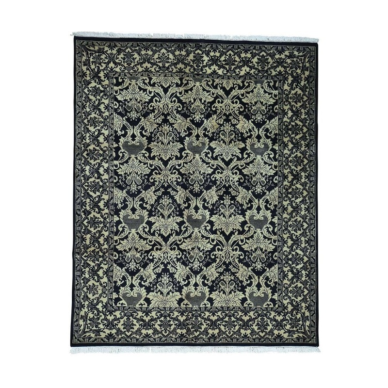 Shahbanu Rugs Hand-Knotted Pure Wool William Morris Design Oriental Rug (8'0" x 10'0") - 8'0" x 10'0"